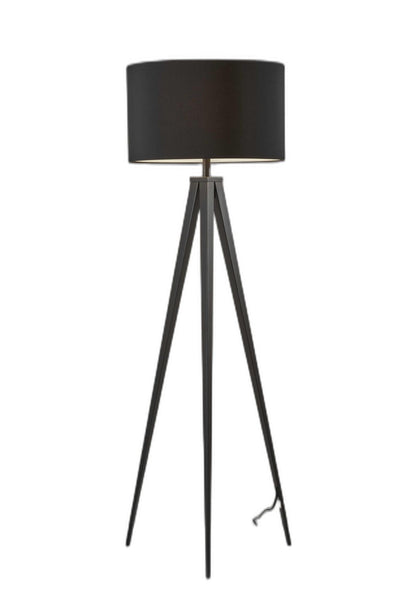 Black Tripod Floor Lamp w/ Shade