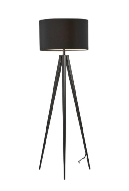 Black Tripod Floor Lamp w/ Shade