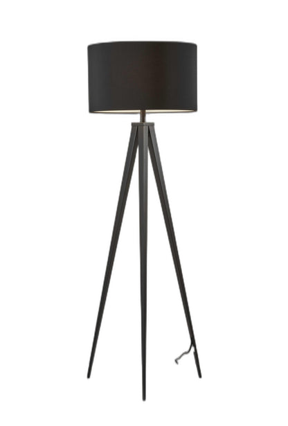 Black Tripod Floor Lamp w/ Shade