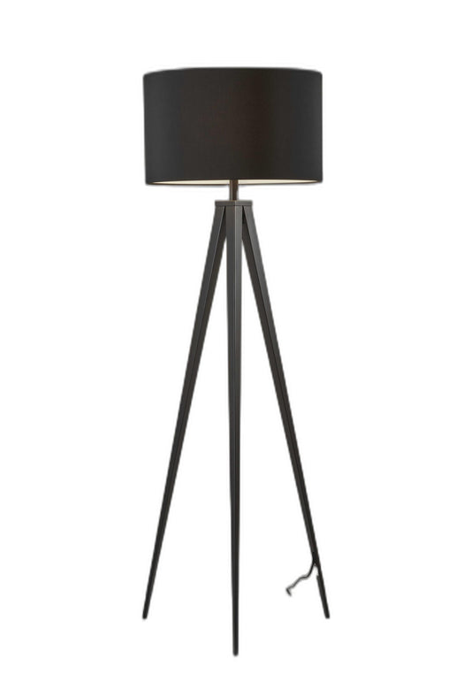 Black Tripod Floor Lamp w/ Shade
