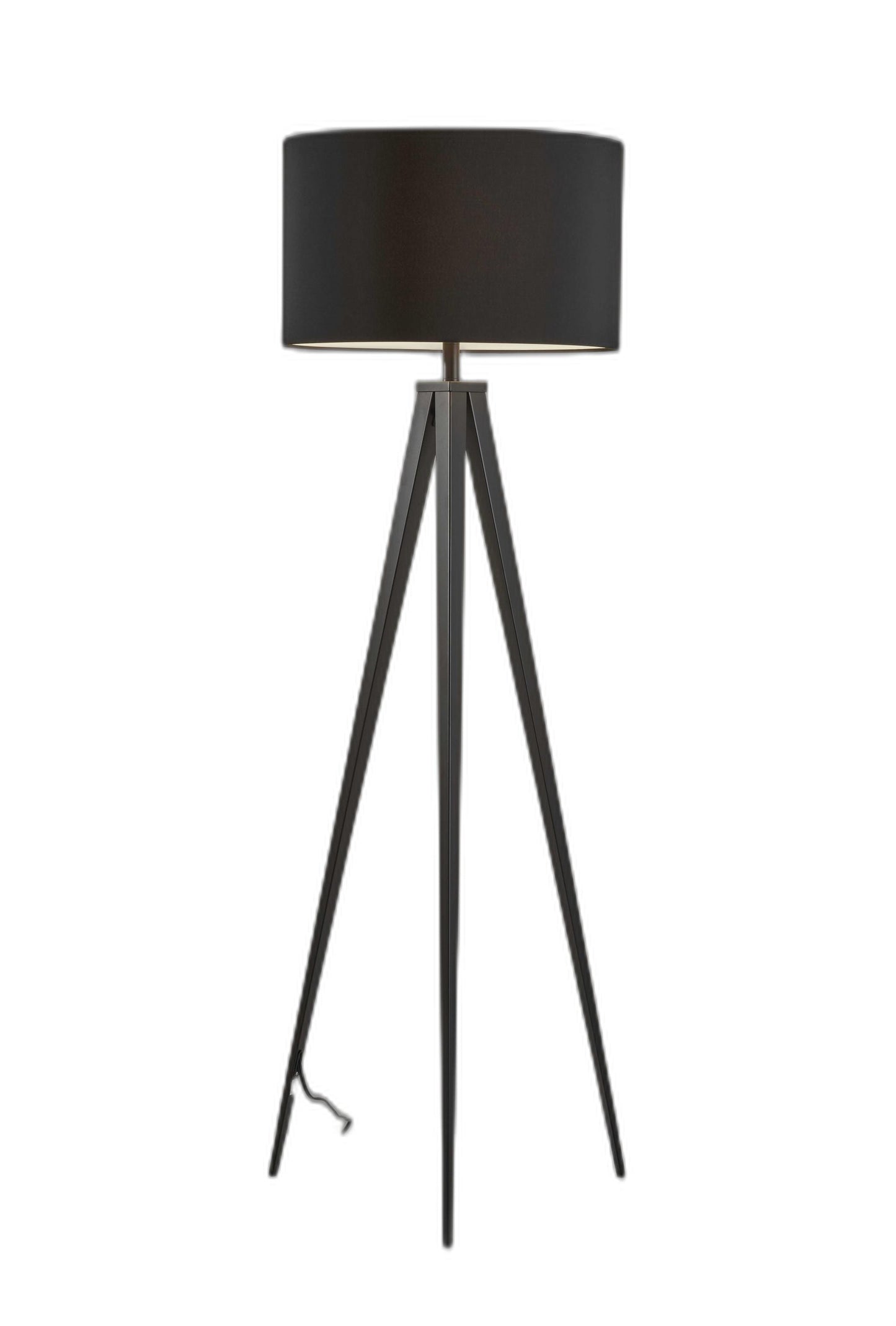 Black Tripod Floor Lamp w/ Shade