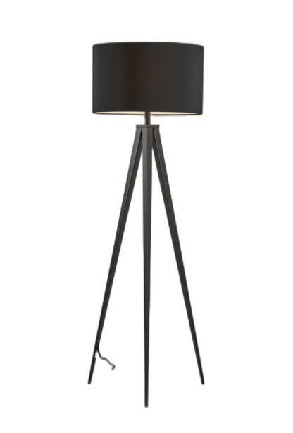 Black Tripod Floor Lamp w/ Shade