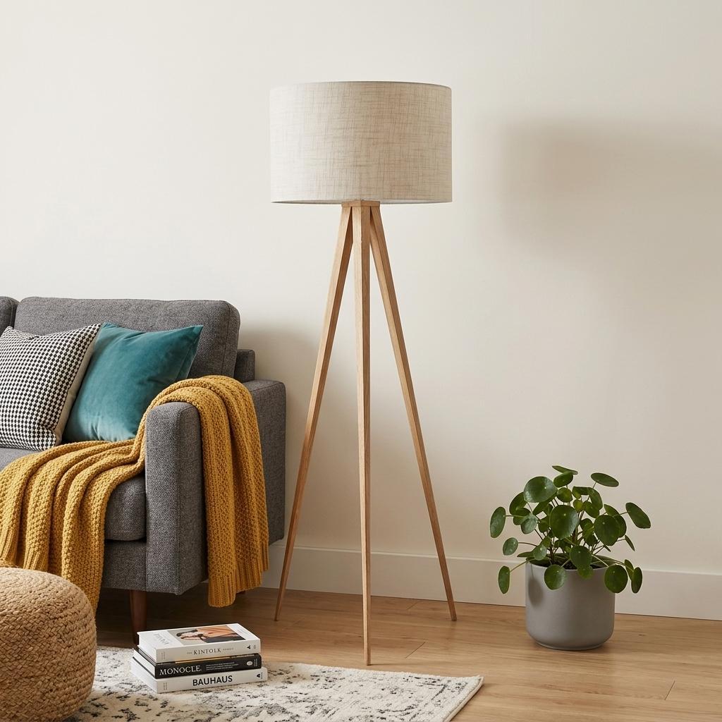 Tripod Floor Lamp w/ Shade