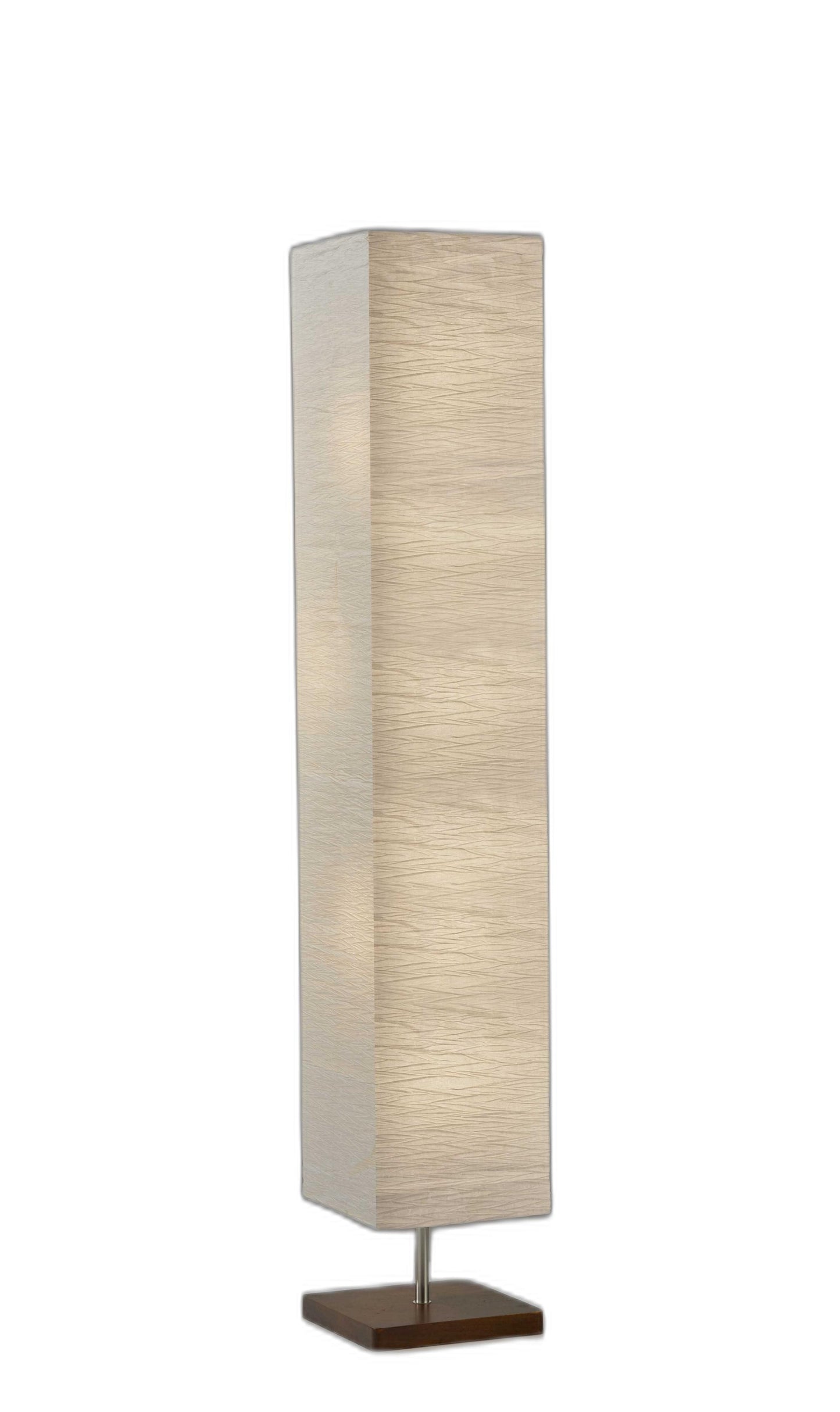 Two Light Column Floor Lamp w/ Shade