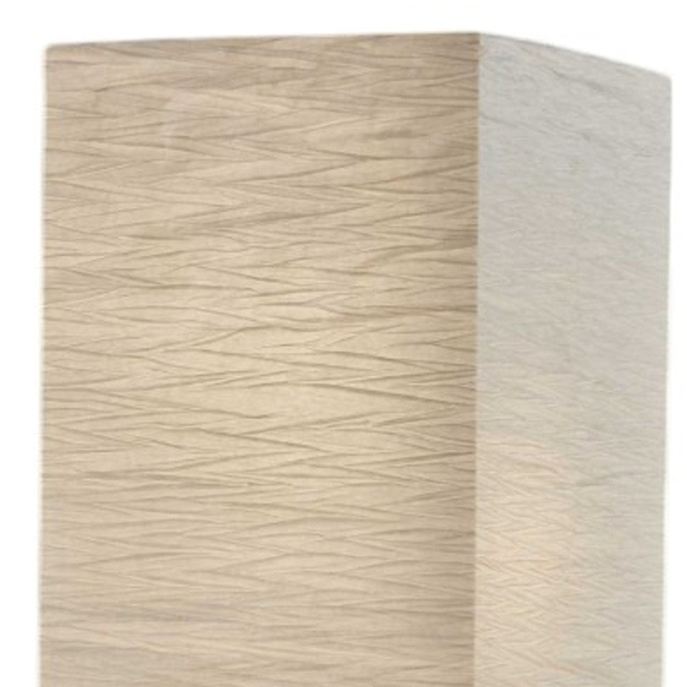 Two Light Column Floor Lamp w/ Shade