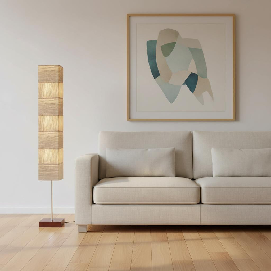 Column Floor Lamp w/ Shade