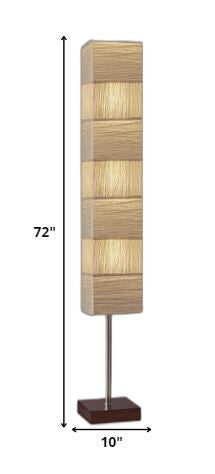 Column Floor Lamp w/ Shade