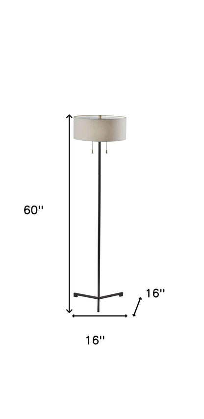 Black Floor Lamp w/ Shade