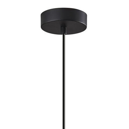 Gnome Smoked Glass Black Pendant Light
