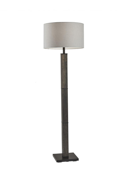 Black Floor Lamp w/ Off-Shade