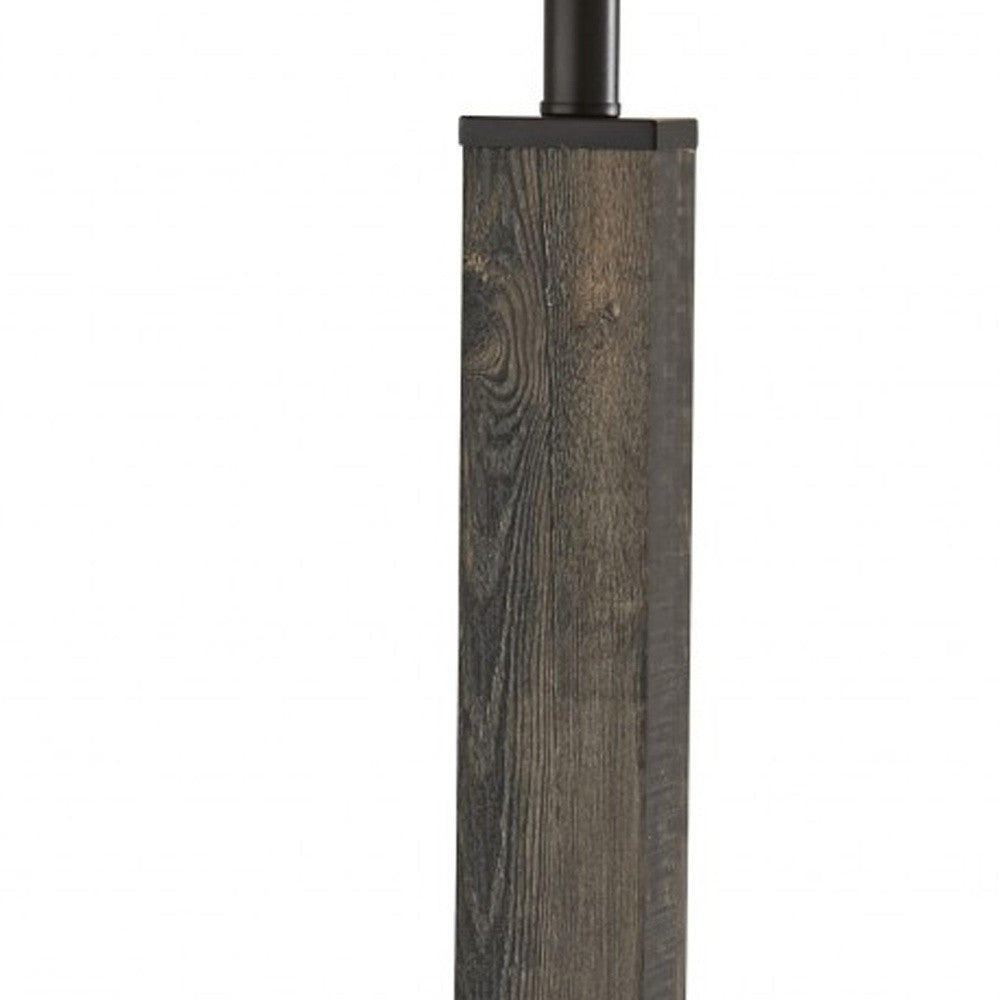 Black Floor Lamp w/ Off-Shade