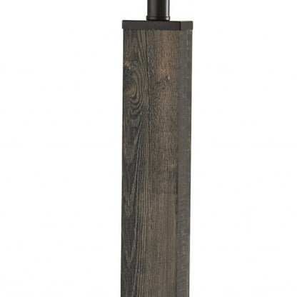 Black Floor Lamp w/ Off-Shade