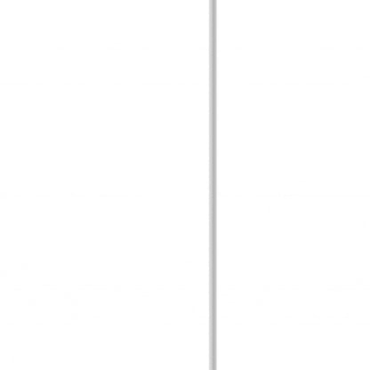 White Sleek Drum Pendant Light
