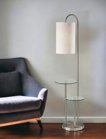 Tray Table Floor Lamp w/ Shade