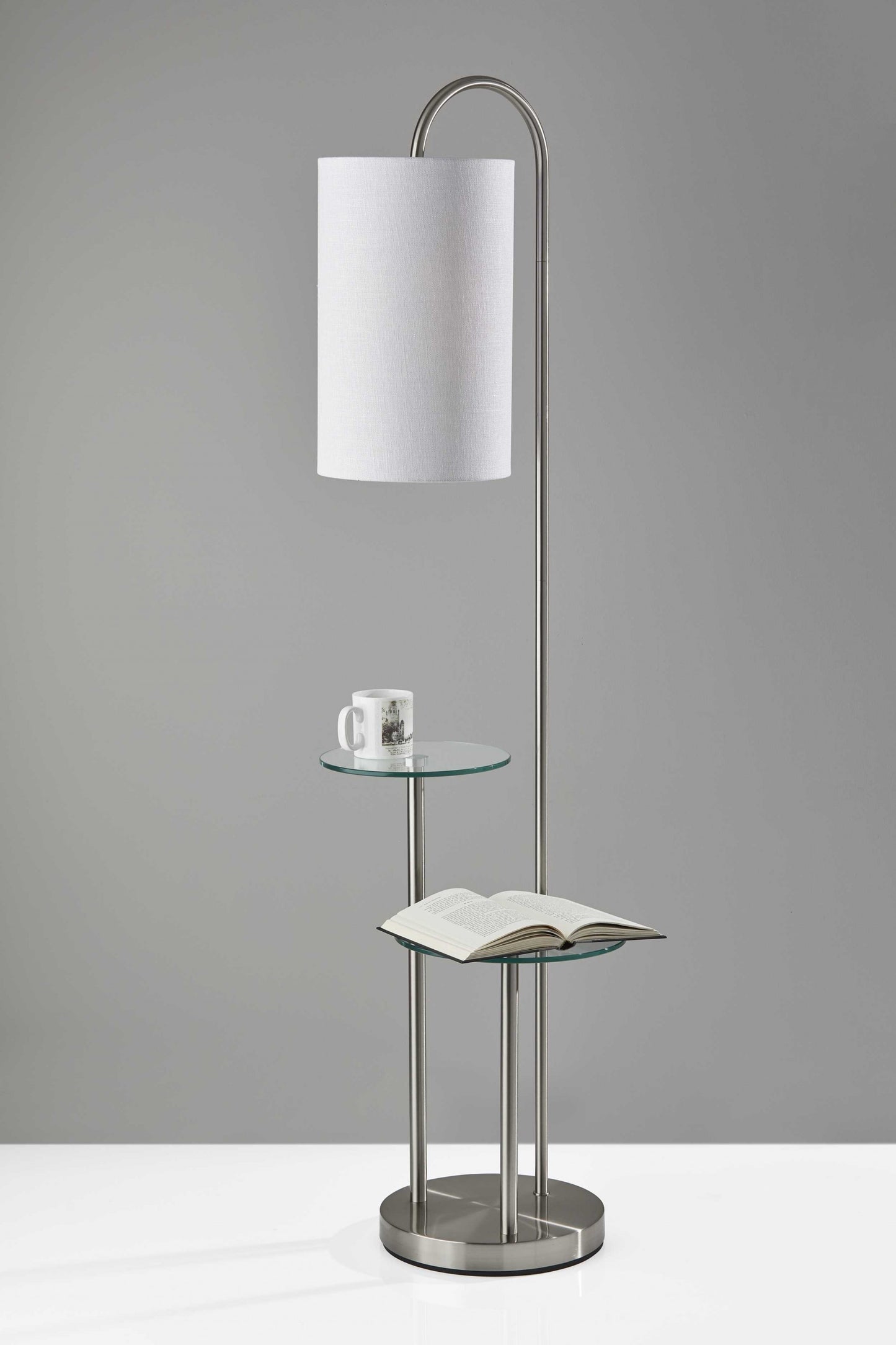 Tray Table Floor Lamp w/ Shade