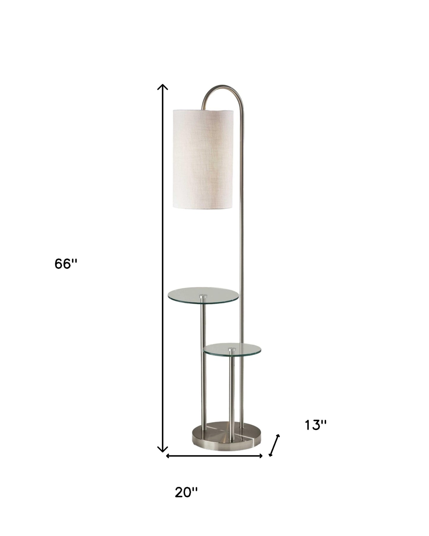 Tray Table Floor Lamp w/ Shade