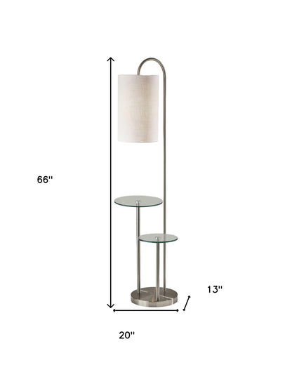 Tray Table Floor Lamp w/ Shade