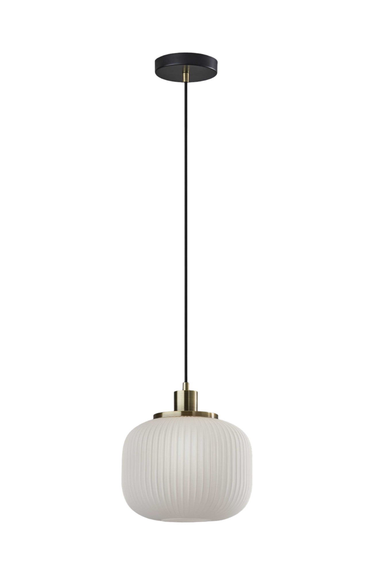 Striped Glass Glow Pendant