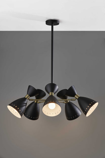 Cinco Diabolo Adjustable Black Pendant