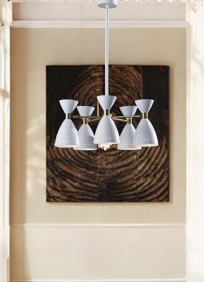 Cinco Diabolo Adjustable White Pendant