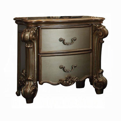 Bone 2 Drawer Nightstand