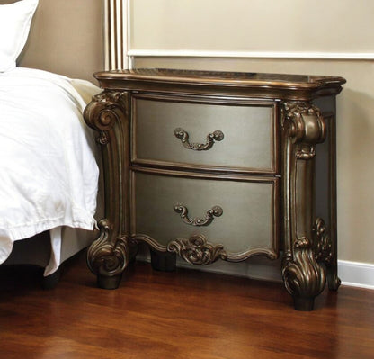 Bone 2 Drawer Nightstand