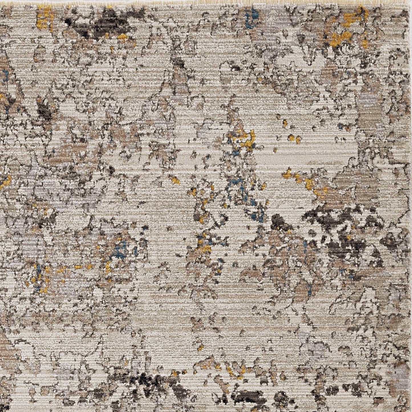 5 x 7 Grey Hand Loomed Traditional Floral Indoor Rug