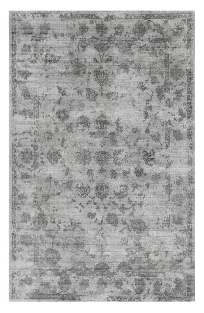 8 x 10 Gray Hand Loomed Rug