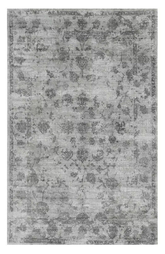 8 x 10 Gray Hand Loomed Rug