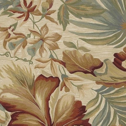 93 X 114 Ivory  Wool Rug