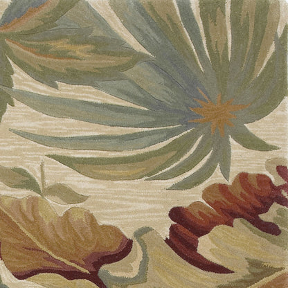 102 X 138 Ivory  Wool Rug