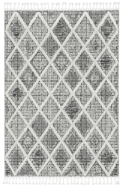 12 x 15 Charcoal Geometric Rug