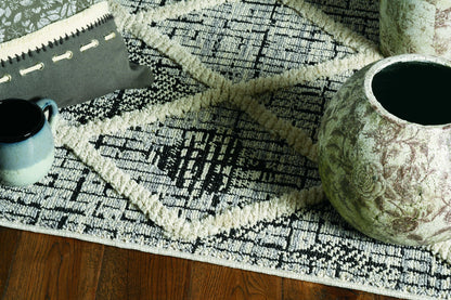 12 x 15 Charcoal Geometric Rug