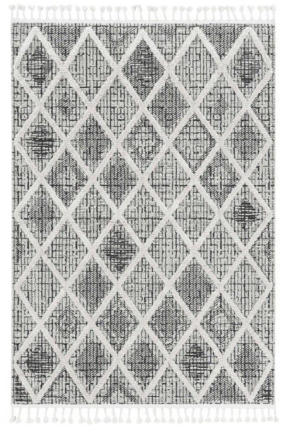 12 x 15 Charcoal Geometric Rug