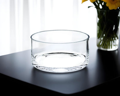 Clear Crystal Round Candy Or Nut Bowl