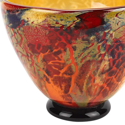 Mouth Blown Art Glass Centerpiece