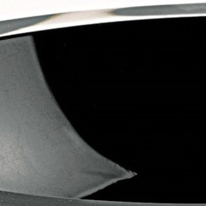 Black Mouth Blown Crystal Thick Walled Bowl