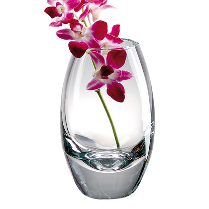Clear Lead Free Crystal Oval Table Vase