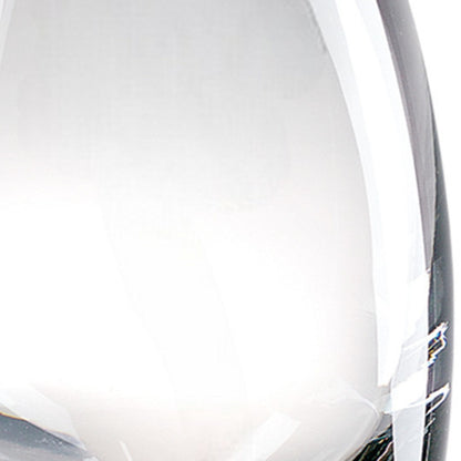 Clear Lead Free Crystal Oval Table Vase