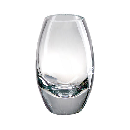 Clear Lead Free Crystal Oval Table Vase