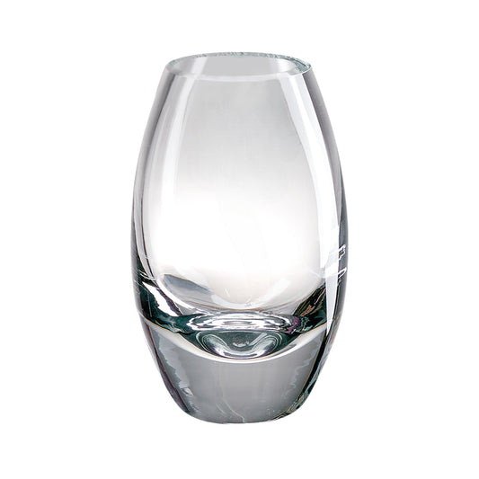 Clear Lead Free Crystal Oval Table Vase