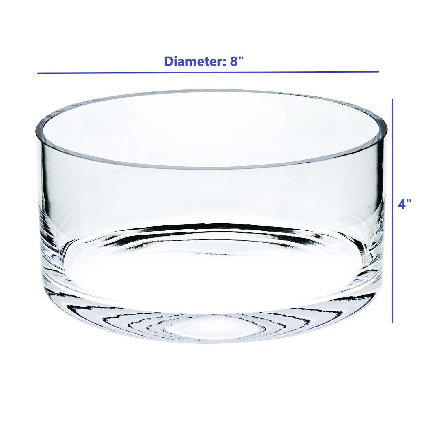 Crystal Round Serving Bowl