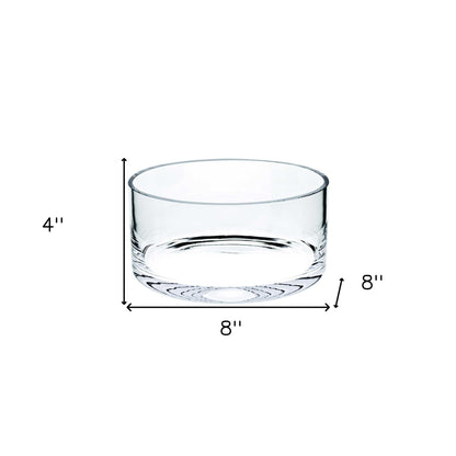 Crystal Round Serving Bowl