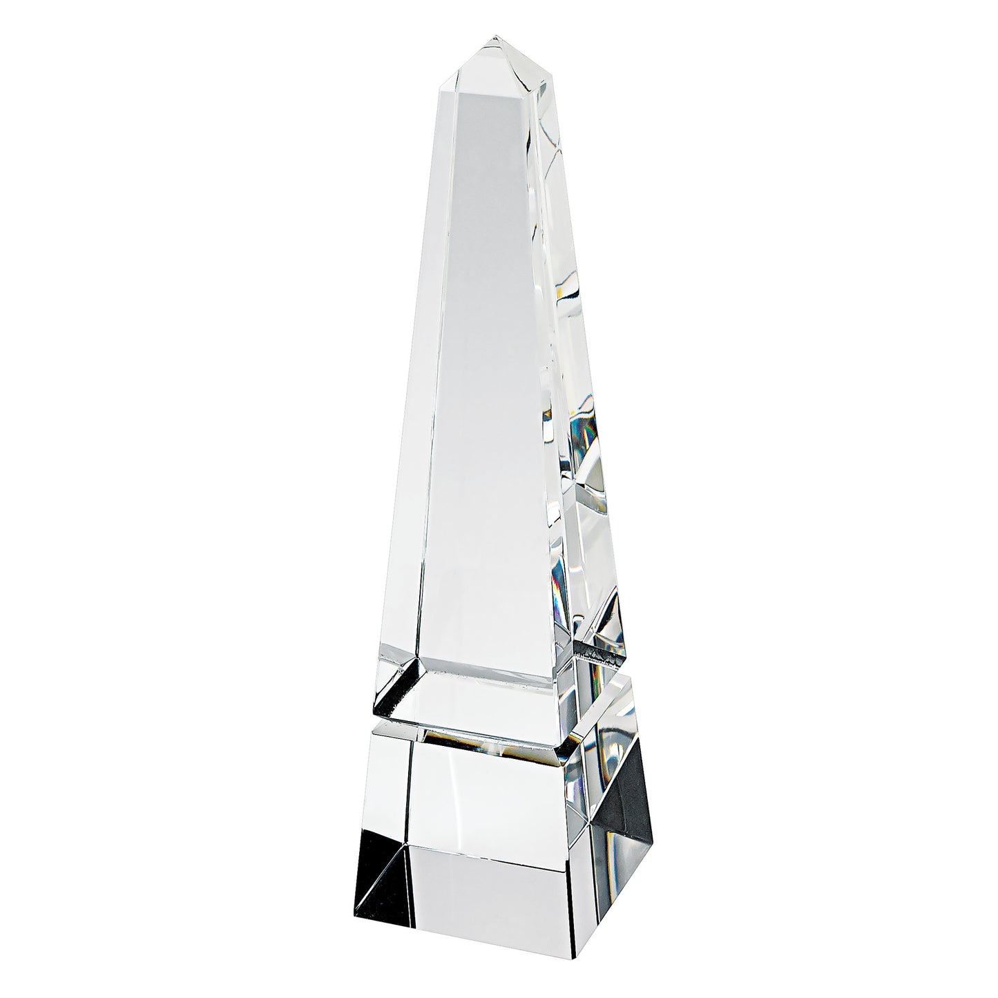 Clear Crystal Obelisk Statue