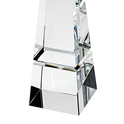 Clear Crystal Obelisk Statue