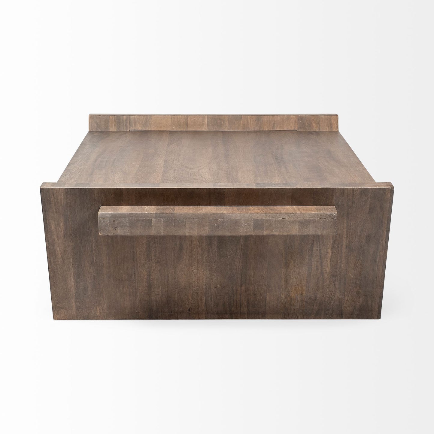 Brown Wood Coffee Table image 2