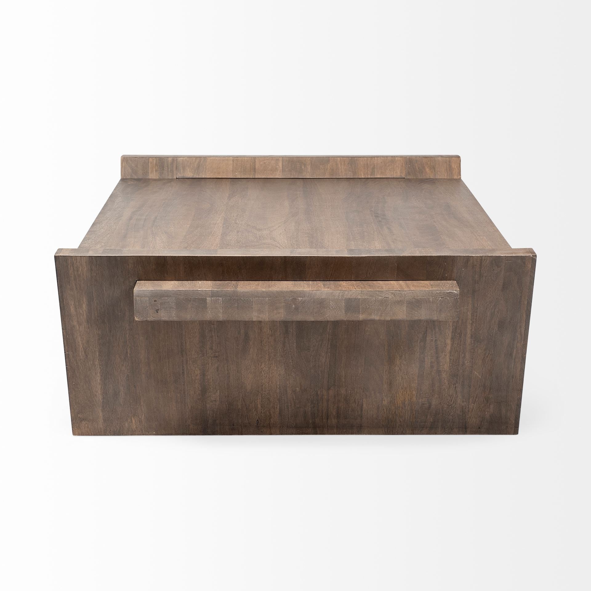 Brown Wood Coffee Table image 2