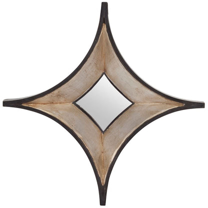 Dark Brown Diamond Accent Mirror