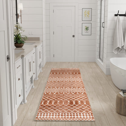 Nourison Astra Copper Pet Friendly Machine Washable Rug - Room Scene