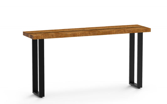 Modern Rustic Real Wood Console Table